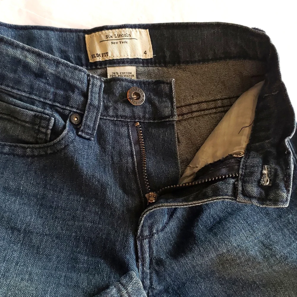 Six Lincoln New York Kids Toddler Size 4 Slim Fit Straight Leg Jeans Denim EUC